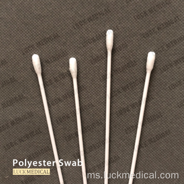 Swab tip poliester boleh guna untuk koleksi spesimen